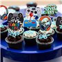 Décoration Gâteau Anniversaire Thème Jeu Vidéo, 37 Cake Toppers Gaming, Décorations Gâteau Thème Consoles, Décorations Gâteau Jo