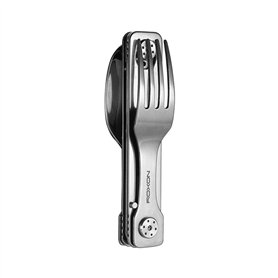 ROXON C1 3 en 1 Acier inoxydable Couteau et cuillère détachables pour Le Camping