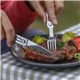 ROXON C1 3 en 1 Acier inoxydable Couteau et cuillère détachables pour Le Camping, adapté au Camping et à la randonnée