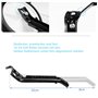 Lot de 2 roues stabilisatrices pour vélo d'enfant - 18 20 22 24 pouces - Roues stabilisatrices universelles - Poids : 100 kg - R