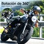 Vexloria Support Téléphone Vélo, Antivibration, Rotatif à 360°, Support Téléphone Moto et Trottinette, Détachable pour Manubrio 