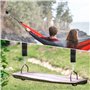 Fousenuk Sangle Hamac, Fixation Hamac Charge Max 400kg avec Sac de Rangement, 2 Mousquetons et Rembourrage de Protection pour Ar