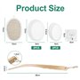 7 Pièces Brosse Pour le Dos Douche Avec 4 Tête de Brosse Remplaçable