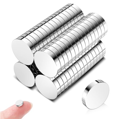 Relota 60 Pièces Petit Aimant Puissant Neodyme 2 KG Force 10 x 2 mm