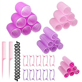 Relota Lot de 47 Bigoudis Cheveux Court