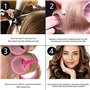 Relota Lot de 47 Bigoudis Cheveux Court, Gros Auto-Adhésifs Rouleaux à Cheveux, Hair Rollers Sans Chaleur, Pinces à Bec de Canar