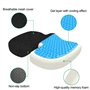 Relota Coussin Coccyx Anti escarre fessier avec Gel Respirant, Coussin de siège orthopédique Ergonomique mémoire de Forme pour S