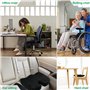 Relota Coussin Coccyx Anti escarre fessier avec Gel Respirant, Coussin de siège orthopédique Ergonomique mémoire de Forme pour S