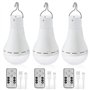 Vegena 3 Pièces Ampoule Rechargeable Usb