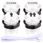 EG STARTS Arcade Classic Kit DIY Pièces USB LED Encoder pour PC Console Jeux 2x 8 voies Joystick 20 x 5 V Boutons lumineux lumin