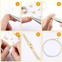YPYMOD Lot de 460 Fermoir Bracelet, Attache Bracelet, Perle Creation, Fabrication Bijoux, Fermoir Collier Acier Inoxydable Fermo