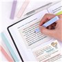 12 Set Saignement Feutre Aesthetic Surligneurs et 6 Set Fineliner Multicolores