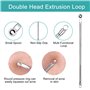 iCovalescent 7 Pièces Extracteur Point Noir, Pince a Point Noir, Acier Inoxydable Enlever Point Noir Outils pour le Visage