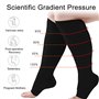Chaussettes de Contention Medicale Graduel Bas de Soutien Comp