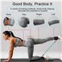 iCovalescent 2 Pièces Sangle Cheville Musculation Poulie, Ankle Straps pour Sport, Sangle Musculation, Entraînement des Fessiers