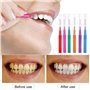 iCovalescent 48 Pcs Gum Brossette Interdentaire, Intervalles de Nettoyage, Brossettes Interdentaire, Outil de Nettoyage Dentaire