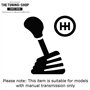 The Tuning-Shop Ltd Soufflet de frein à main pour BMW E36 E46 Vinyle Aspect carbone M///Stitch