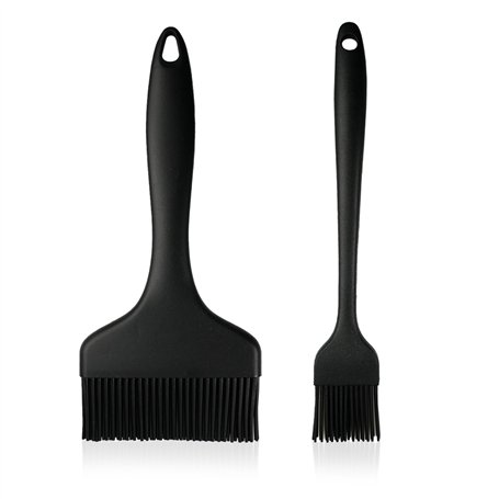 2 pièces Pinceau Silicone Pinceau Cuisine sans BPA Pinceau Patisserie Pinceau cuisine Silicone qualité alimentaire Pinceau de Cu