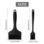 2 pièces Pinceau Silicone Pinceau Cuisine sans BPA Pinceau Patisserie Pinceau cuisine Silicone qualité alimentaire Pinceau de Cu