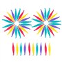 IERCZA 16Pcs PlacementRetrait de Matériel Orthodontique Crochet de Corde Elastique Crochet Elastique Ajusteur de Bande Elastique