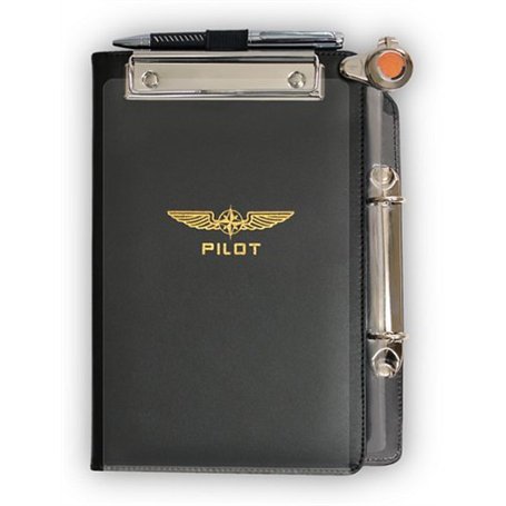 DESIGN 4 PILOTS Design4Pilots Organiseur pour planchettes professionnelles pour pilotes Noir Taille A5