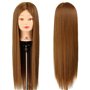 Neverland 26'' Cheveux Synthétiques Têtes d'Exercice avec Pince de Support Cosmétologie Mannequin Tête À Coiffer Femme