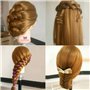Neverland 26'' Cheveux Synthétiques Têtes d'Exercice avec Pince de Support Cosmétologie Mannequin Tête À Coiffer Femme