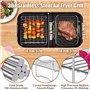 Air Fryer Accessoires pour Ninja Foodi Flex 10,4 L AF500EU, Silicone Moule Air Fryer Accessoires, 22 Pièces Accessoires Air Frye