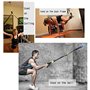 Skyocean Mont Fourchette pour Gym & Home Suspension Sangles Ancrer Anneaux Olympiques Fitness Training Yoga Swing Bataille Corde