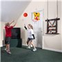 XINSHEN Mini Panier Basket Enfant Interieur 2 Pcs Dessins Animés avec Plaque de Basket-Ball à Suspension Mini Panier Basket, Pan