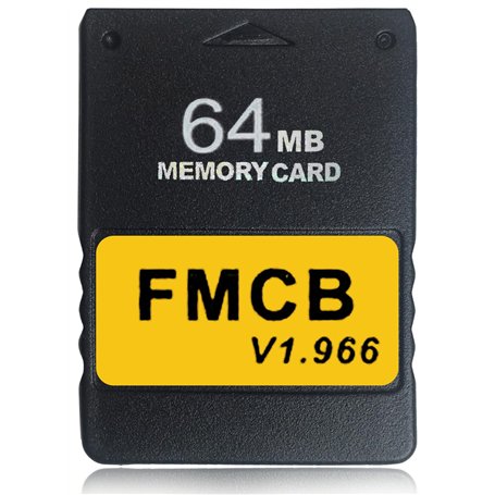 Hyamass FreeMcBoot Carte mémoire PS2 64 Mo v1.966 – Carte FMCB Plug & Play pour PlayStation 2
