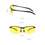 VJK Lunettes de conduite de nuit Anti-éblouissement, polarisées TAC, vision nocturne HD, lentilles de clarté, lunettes de sécuri