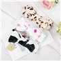 8 Pièces Bowknot Bandeaux, Élastique Coral Spa Bandeau Visage, Maquillage Tête Wraps Bandeau pour Femme Fille Yoga Visage Lavage