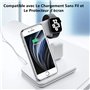 Syncwire Coque pour iPhone 8 7 SE (2022, 2020) - Transparente Housse de Protection en Silicone Rigide Anti Choc Étuis Transparen