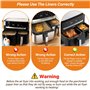 SdreMelo Papier Cuisson 240PCS Air Fryer Papier Cuisson Tefal/Moulinex 8.3L Air Fryer Dual 5.3L 3.1L Papier Air Fryer Tefal EY90