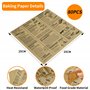 SdreMelo Papier Cuisson pour Ninja 10.4L Papier Cuisson Air Fryer 320 Pièces Cuisson Paper Liner Qualité Alimentaire 10.4L Dual 