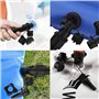 Adaptateur de Kayak, Adaptateur de Pompe Sup, Adaptateur Pompe Kayak Embout de Gonflage, Sup Adaptateur de Valve Standard avec 4