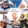 CORTNEY 3 Pièces Hand Grip Strengthener, Exercice D'avant-Bras Renforcement des Mains Bandes D'extension des Doigts pour L'entra