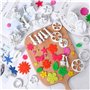 Nuyoah Outils de Décoration de Gâteau Accessoire Pate a Sucre Patisserie 87pcs Fondant Outils Ensemble avec Emporte Pièces Lettr