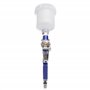 2X Mini Pistolet Peinture à Vernis, Pistolet a Peinture, Pistolet de Peinture carrosserie, HVLP 0,5 mm et 0,8 mm Inoxydable Buse