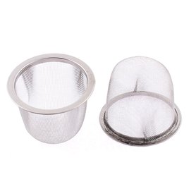 sourcing map 2pcs Filtre Théière Maille Thé Infuseur Filtre Tisane Crépine Filet Thé Panier Passoire épice métallique en Acier I