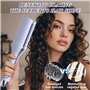 SGZIOO Fer a Onduler Cheveux, 32mm Cheveux Wavy Fer à Boucler, Boucleur Wavy,Température Réglable 130-210° C, Appareil Wavy Chev