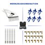 CHANG QI Lot de 24 adaptateurs de débitmètre d'injecteur diesel à 6 cylindres pour testeur de fuite de carburant