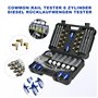CHANG QI Lot de 24 adaptateurs de débitmètre d'injecteur diesel à 6 cylindres pour testeur de fuite de carburant
