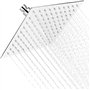Zoternen Pommeau de douche carré ultra fin en acier inoxydable 12"