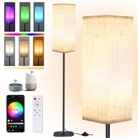 ZWOOS Smart Lampadaire sur Pied Salon