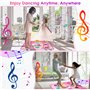 ZWOOS Tapis de Danse pour Enfants de 3 à 12+ Ans, Éclairé Tapis de Danse Fille, Danse de Tapis Musical Électronique Cadeau Fille