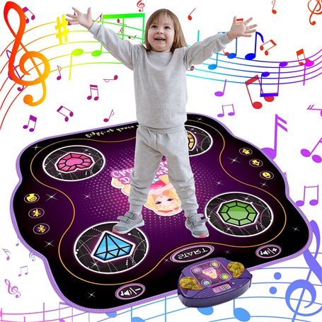ZWOOS Tapis de Danse Enfants de 3 à 12+ Ans