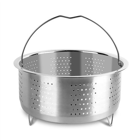 20CM Panier à Vapeur 304 Acier Inoxydable