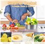 20CM Panier à Vapeur 304 Acier Inoxydable, Panier Autocuiseur, Insert pour Cuisson à Vapeur, Légumes Panier Vapeur, Cuiseur à Ri
